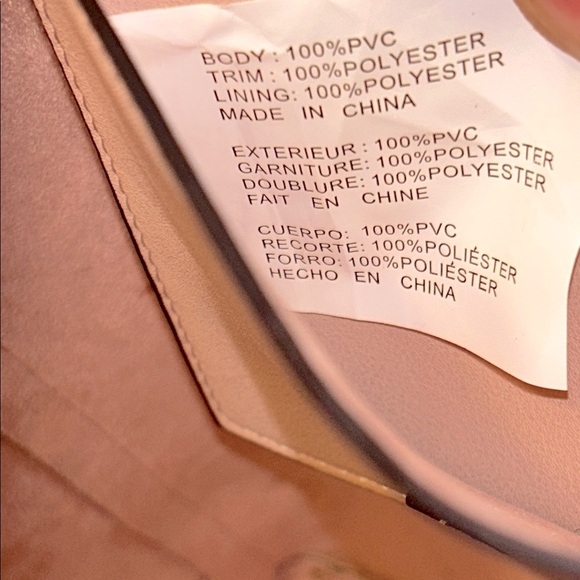 Steve Madden - Mini Cori Tote Faux Blush Pink Leather & Faux Pink Suede Interior - Picture 9 of 16